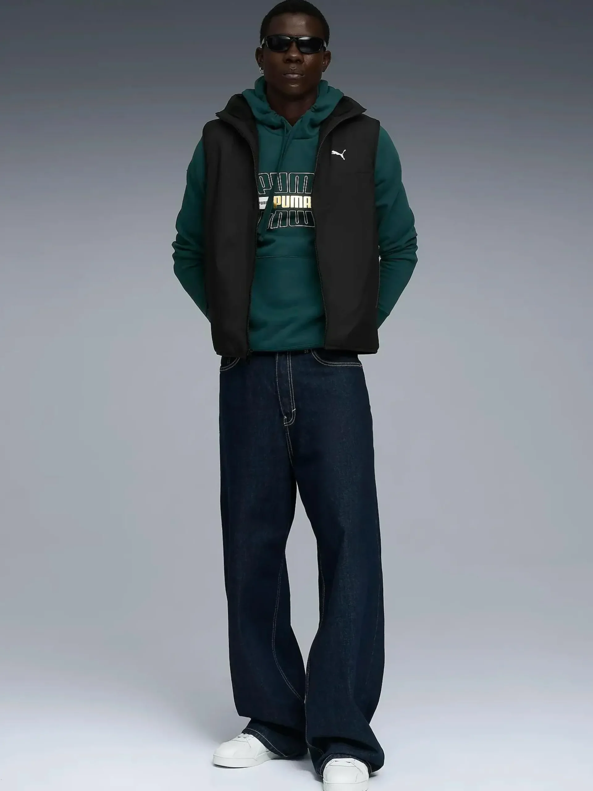 ess logo lab holiday hoodie m