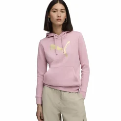 ess metallic hoodie w