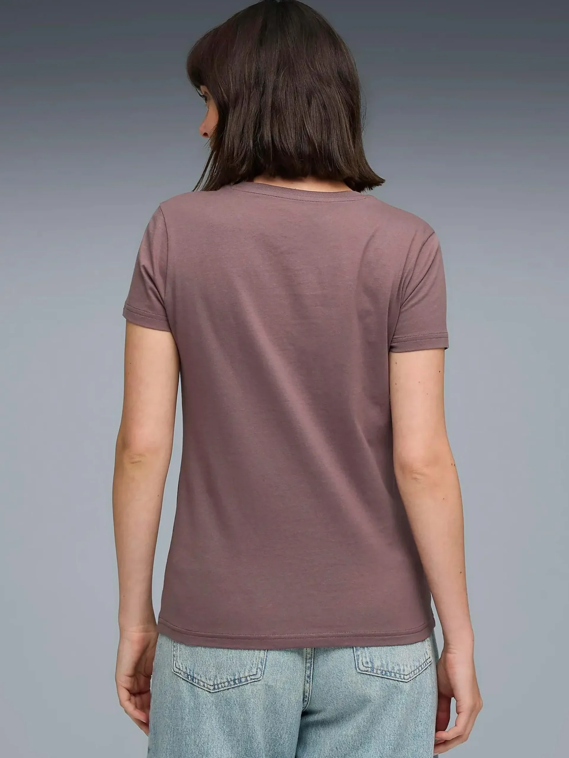 ess metallic tee logo w