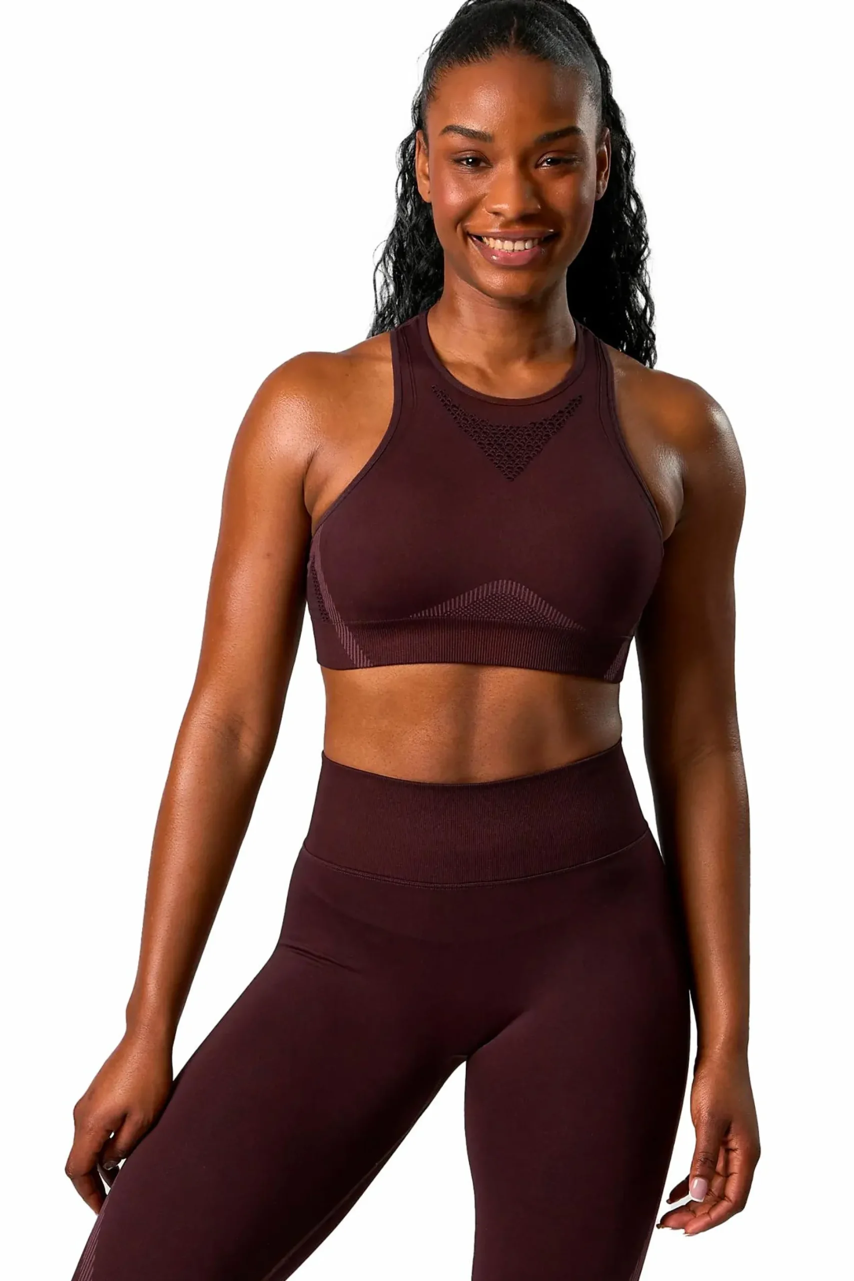 impact seamless sports bra w