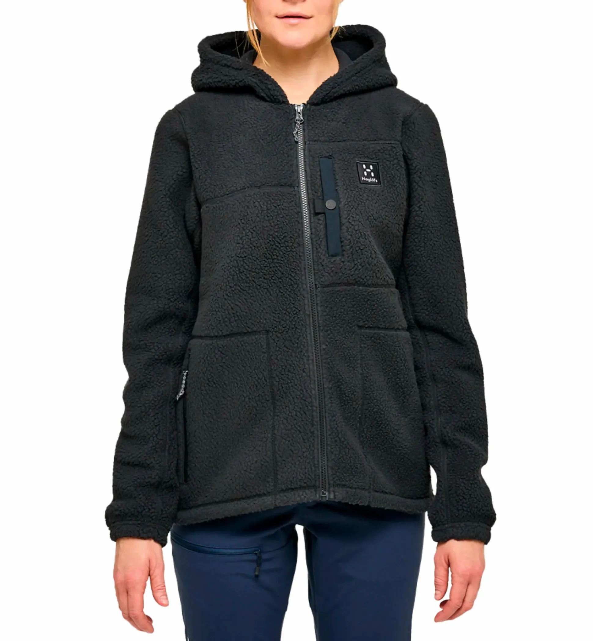 malung pile hood women