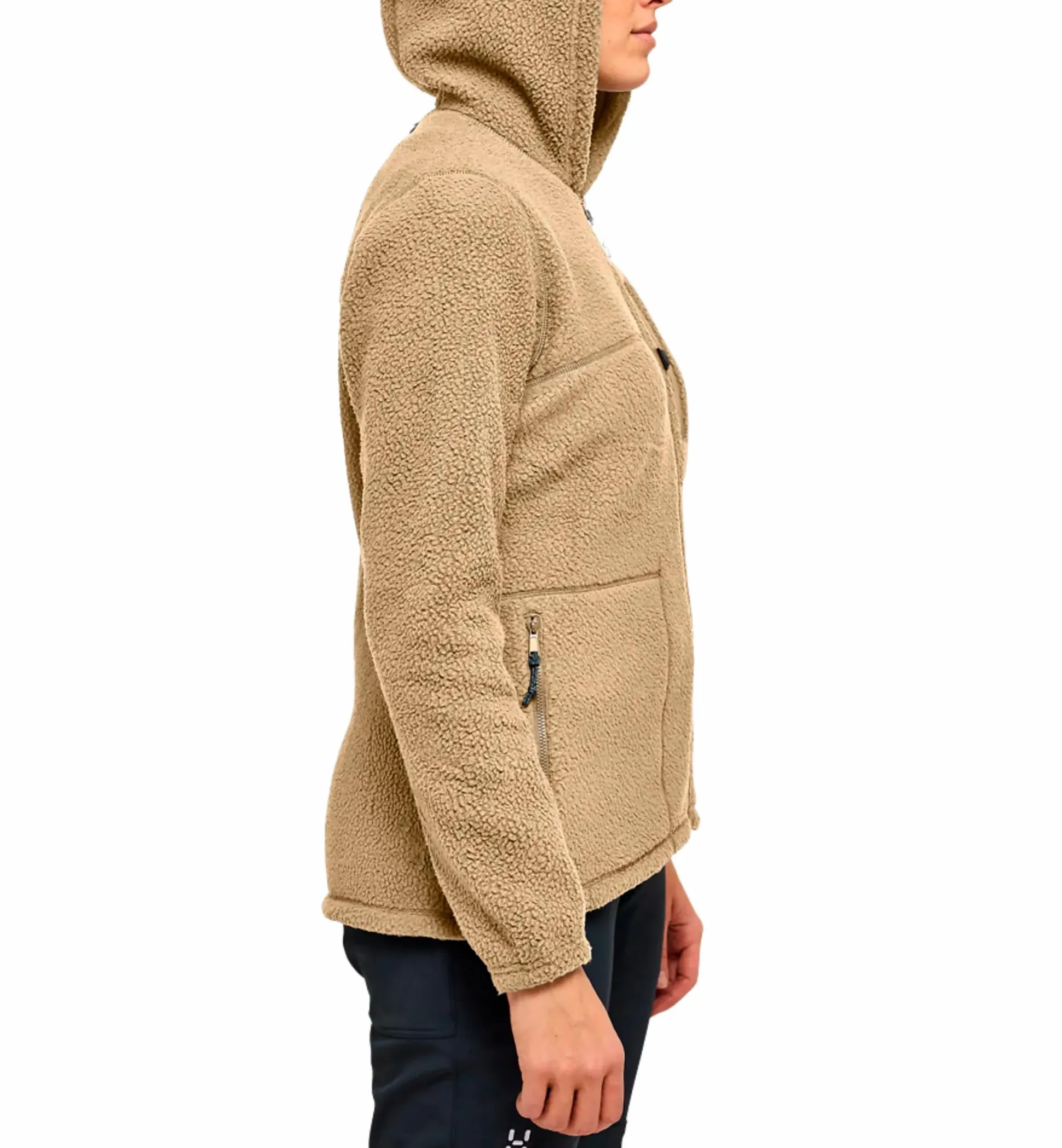 malung pile hood women