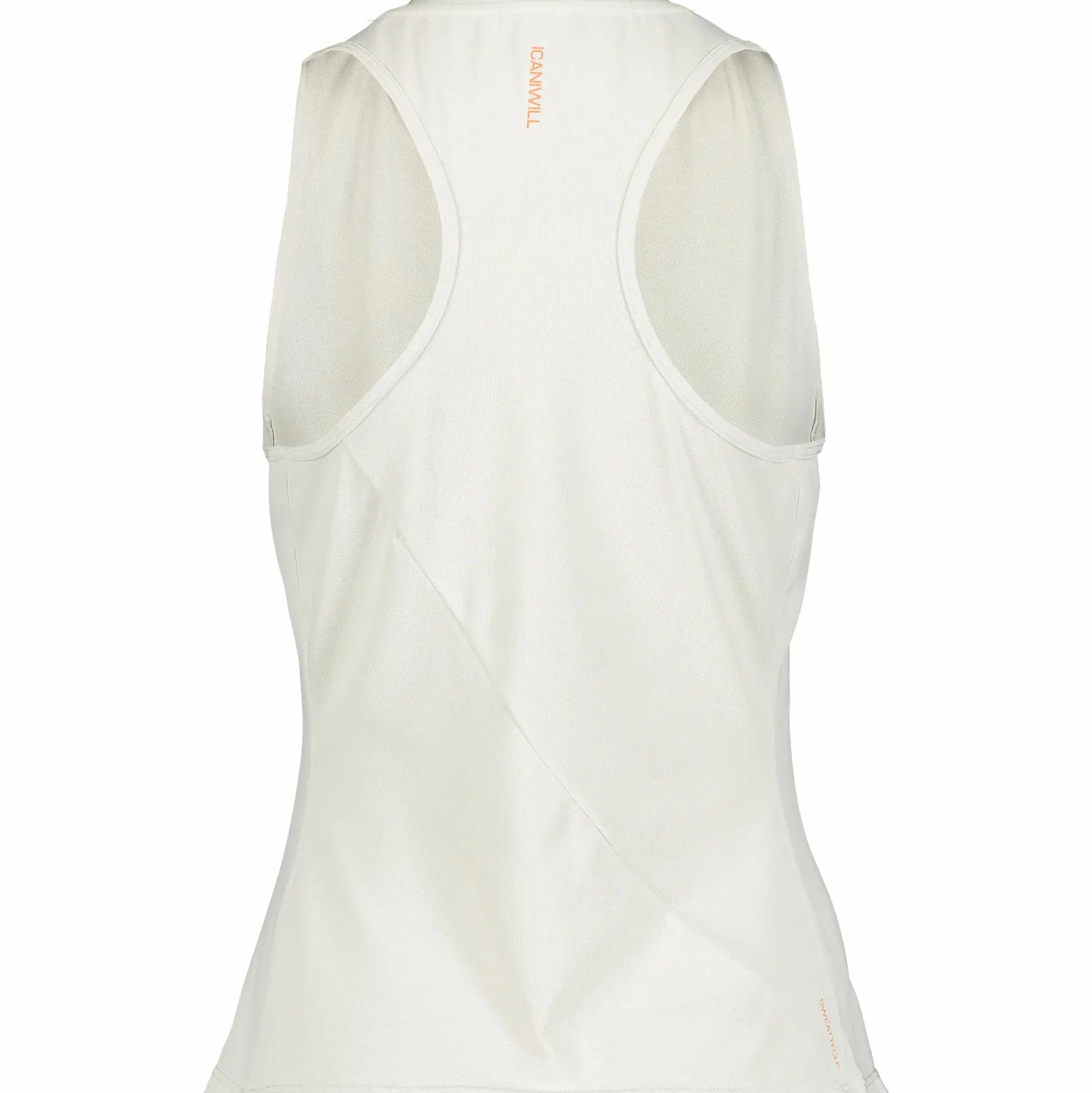training pique tank top white/coral