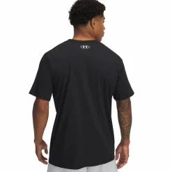 ua camo chest stripe ss-blk m