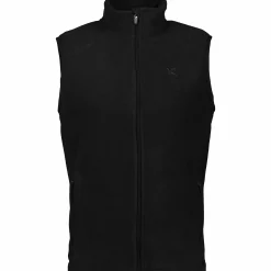 zip fleece vest m